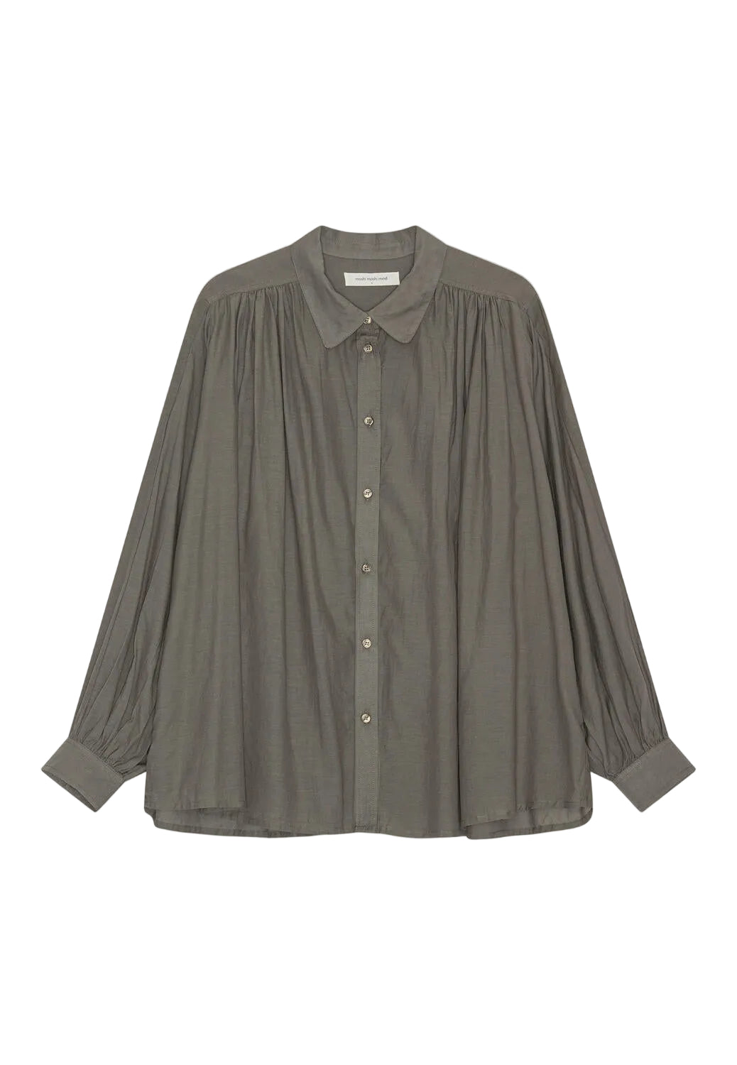 Glow skjortebluse - khaki gray